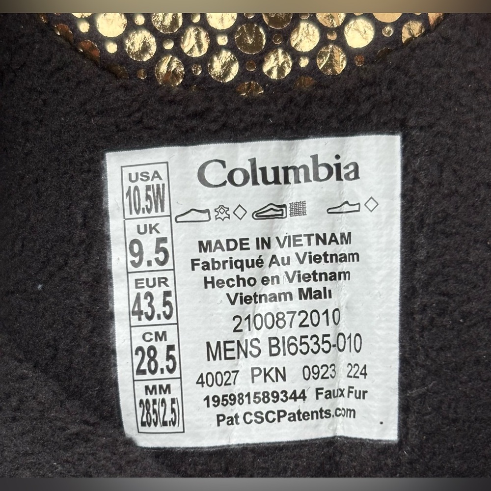 Columbia 🔥 Bugaboot Celsius Omni-Heat Black 200G Snow Ski Boots BI6535-010 - Picture 9 of 11